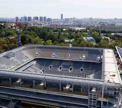 Roland Garros finaliza el techo retráctil de su pista central