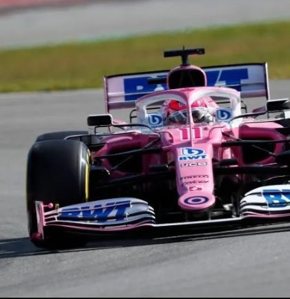 »Checo» Pérez es cuarto en una atractiva sesión matutina de F1