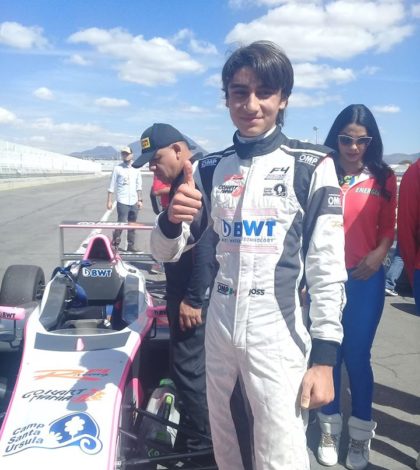 El potosino Joss Garfias consigue historico triunfo en la Fórmula 4 en Puebla