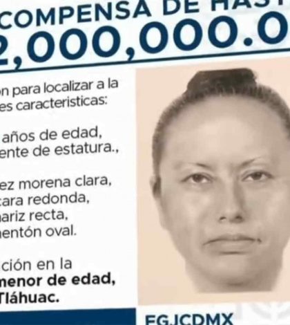 Giovana, así se llama la mujer que se llevó a la niña Fátima