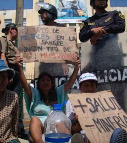 Denuncian en Perú golpes a niños con cáncer por actividad minera