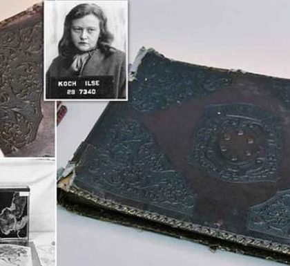 Descubren álbum nazi hecho  de piel humana