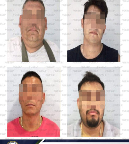 PDI detiene en Rioverde a cuatro hombres por probable privación ilegal de la libertad