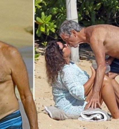 Pierce Brosnan al puro estilo de James Bond besa a su esposa Keely Shaye