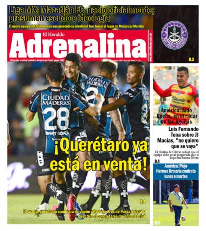 Portada Adrenalina