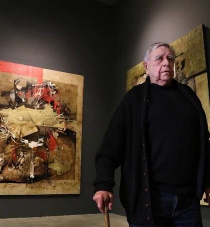 Falleció el gran pintor y escultor Manuel Felguérez a los 91 años