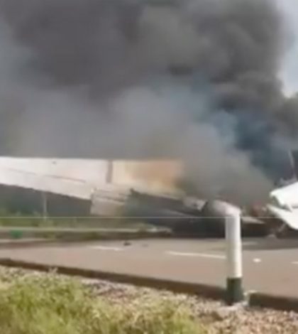 #Video: Cae avioneta en Quintana Roo; investigan actividad ilícita