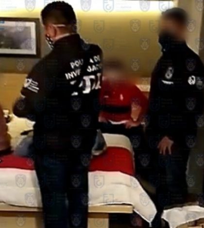Rescatan a 4 víctimas de extorsión en hotel de CDMX