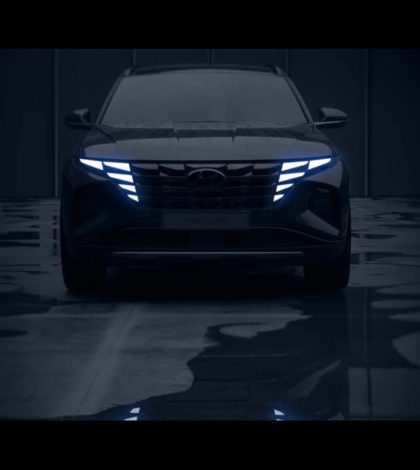 Hyundai Tucson 2021 se adelanta entre las sombras con impactante diseño