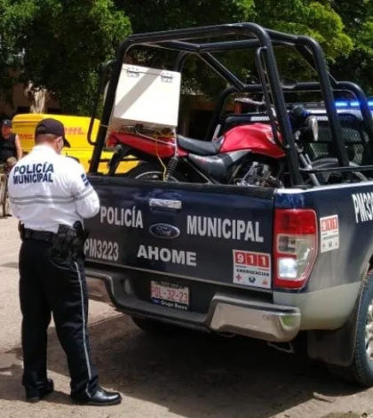 Vagoneta se impacta con un motociclista en Los Mochis, Sinaloa
