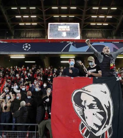 Afición del Rennes provoca caos previo a la Champions