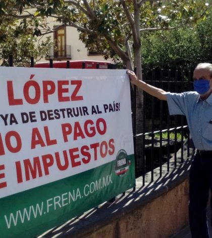 Convoca FRENAA en SLP a no pagar impuestos; “es una acción voluntaria, no obligatoria”, señala