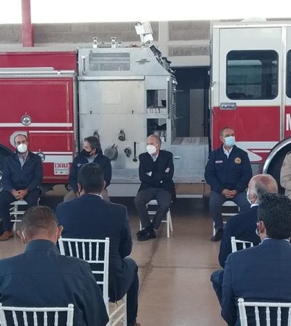 Inaugura JM Carreras la Estación de Bomberos de la Zona Industrial