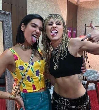 Miley Cyrus y Dua Lipa lanzan sexy adelanto de su próxima canción juntas