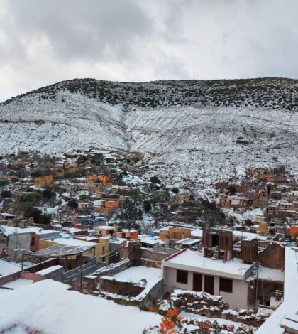 Nevada cubre Real de Catorce