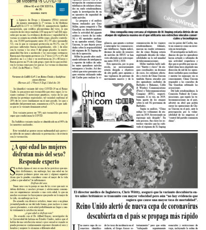 Portada Ciencia y Tecnología