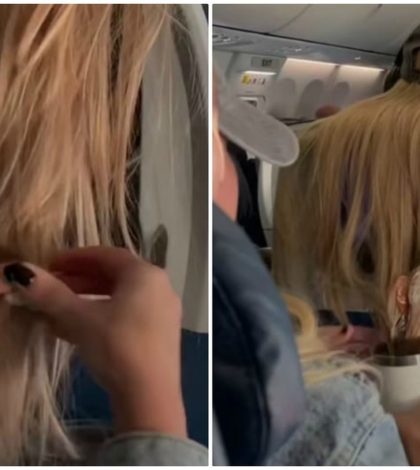 Mujer destroza el cabello de otra en un avión por ‘venganza’