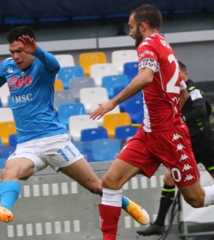 «Chucky» Lozano marca en goleada del Napoli a la Fiorentina