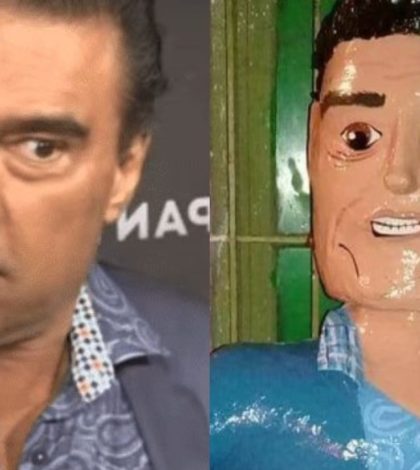 Tras el escándalo, el actor Eduardo Yáñez ya tiene su propia piñata