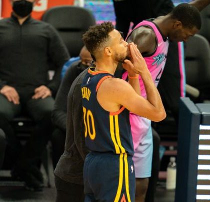 Catástrofe de Curry, locura de partido y lío  total de los Heat