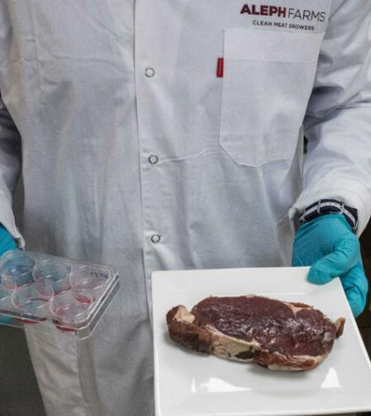 Presentaron el primer bistec de costilla de carne cultivada impreso en 3D