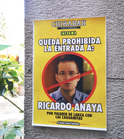 Bar en Veracruz prohibe la entrada Ricardo Anaya