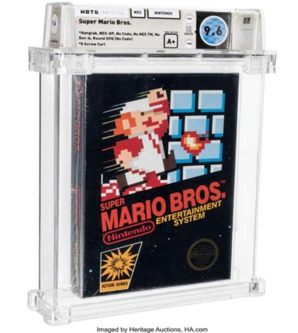 Pagan 660 mil dólares por cartucho de Mario Bros de 1986