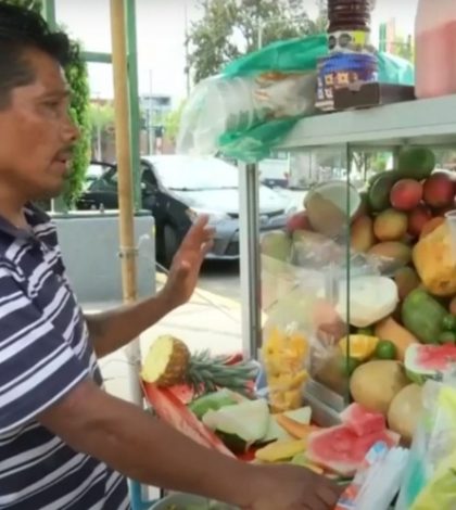 Vendedor de fruta atropellado pide indemnización justa