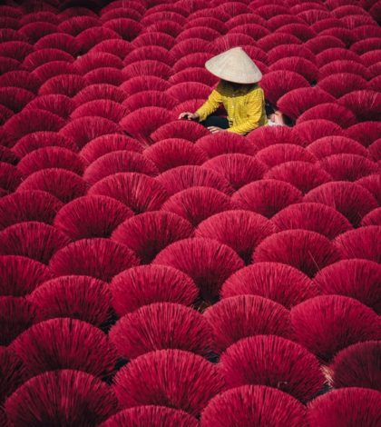 Fotógrafo viaja por Asia capturando los hermosos patrones presentes en el día a día