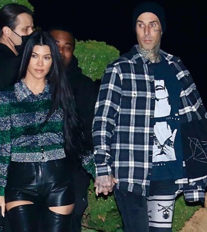 Kourtney Kardashian presume su noviazgo con Travis Barker