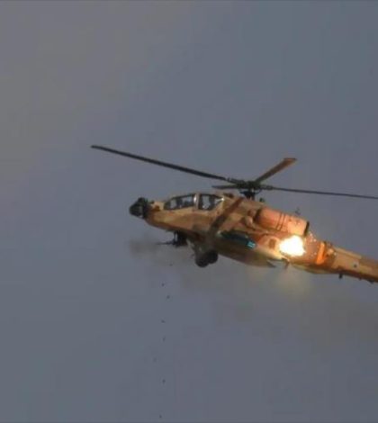 Un helicóptero israelí bombardea blancos sirios en Al-Quneitra