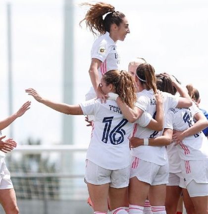 Real Madrid femenil ascendió al segundo lugar en la primera división