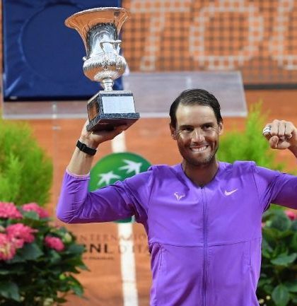 Rafael Nadal campeón del masters 1000 de Roma al vencer a Novak Djokovic