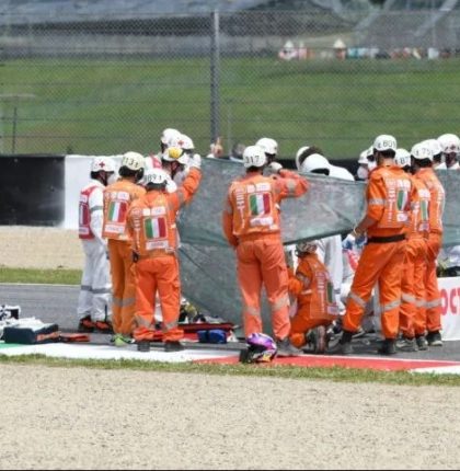 Grave accidente en el GP de Italia del Moto3