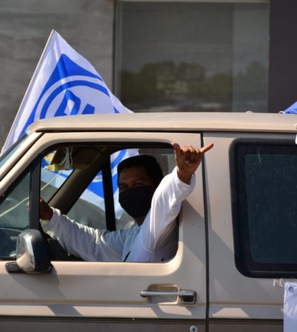 Panistas de Tamaulipas salen a las calles para apoyar a Cabeza de Vaca