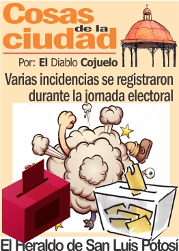 Cosas de la Ciudad.- Varias incidencias se registraron en la jornada electoral