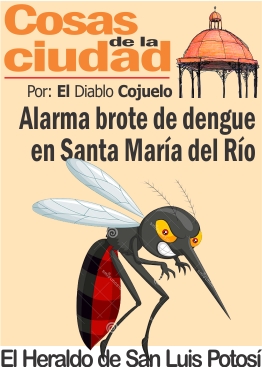 Cosas de la ciudad.- Alarma brote de dengue  en Santa María del Río