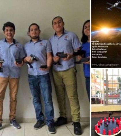 Triunfan estudiantes mexicanos del TecNM en torneo internacional de robótica virtual