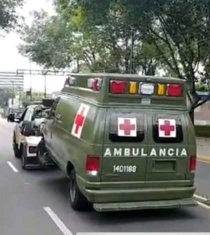 Ambulancia militar mata a motociclista y se da a la fuga en la Narvarte
