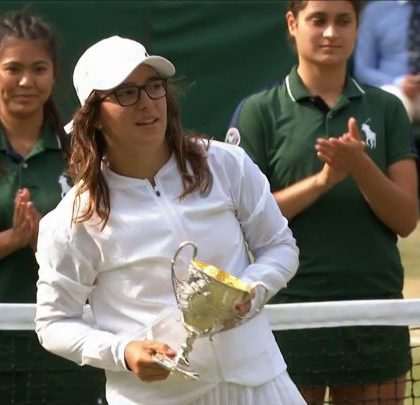 Mintegi, primera campeona española júnior en  Wimbledon