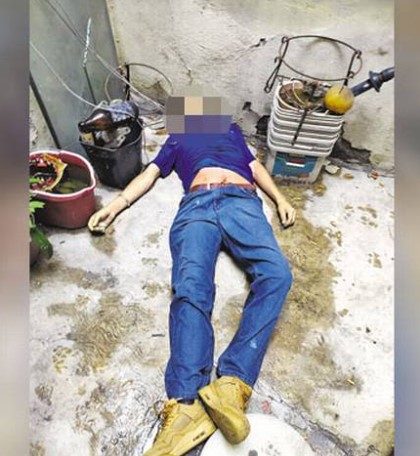 El cuerpo sin vida de hombre fue hallado en el patio trasero de su vivienda, en la Cuauhtemoc