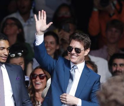 #Video: Tom Cruise acude a la final de Wimbledon y de la Eurocopa el mismo día