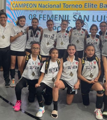 La Selección de San Luis Sub-08 (gold) campeonas del Nacional Torneo Elite de Basquetbol