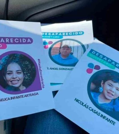 Madre e hijo cumplen 27 días desaparecidos en Querétaro; realizan cateos de búsqueda