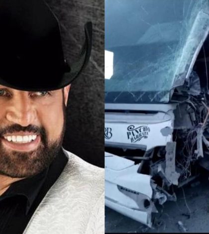 Pancho Barraza tuvo accidente en carretera tras concierto