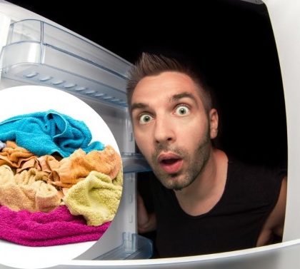 Cómo secar la ropa rápido…¡En el refrigerador!