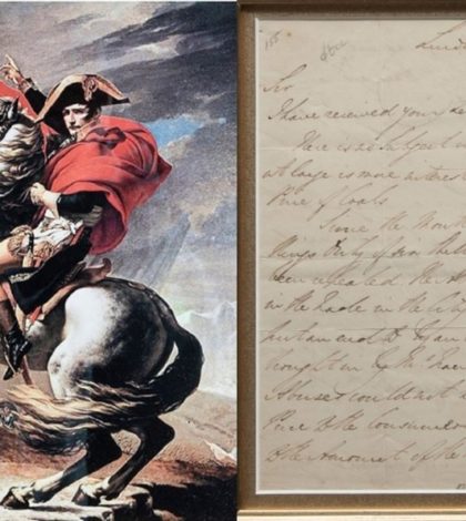 ¡De puño y letra! Subastan en CdMx carta escrita por Napoleón Bonaparte en 1813